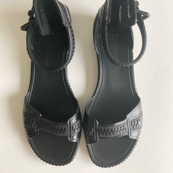Givenchy Black Synthetic Ankle Strap Sandals size EUR 36, US 5.5 - Picture 7 of 16